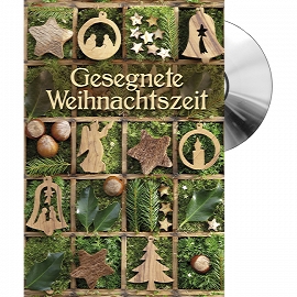 Gesegnete Weihnachtszeit (CD-Card) Motiv Setzkasten
