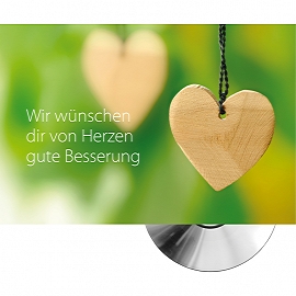 Wir Wunschen Dir Von Herzen Gute Besserung Cd Card Heiko Brauning Cap Music Cap Books