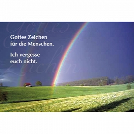 Regenbogen (Faltkarte)