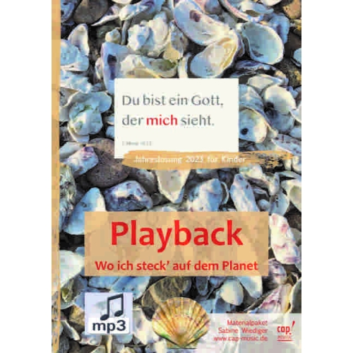 Wo ich steck’ auf dem Planet (Playback Kinderlied zur Jahreslosung 2023 von Sabine Wiediger) (mp3)