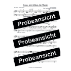 Jesus, mir fehlen die Worte (Liednoten mit Klaviersatz als PDF-Download) (Daniel Kallauch)